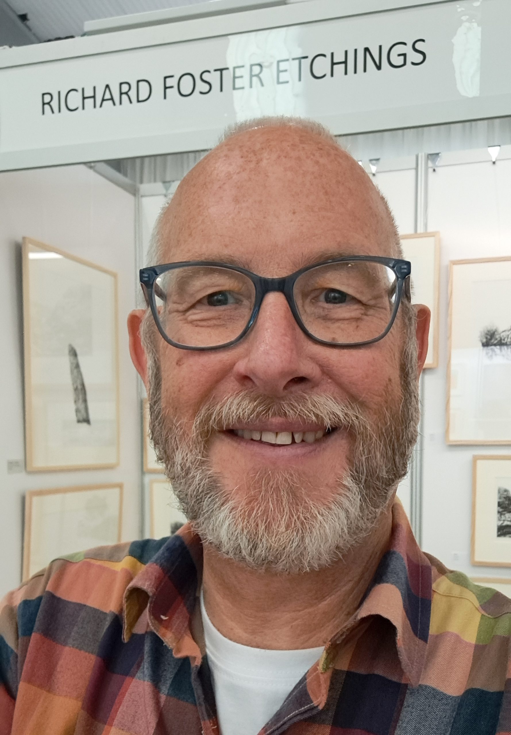 Richard Foster at Borders Art Fair in 2025 Richard Foster at Borders Art Fair in 2025