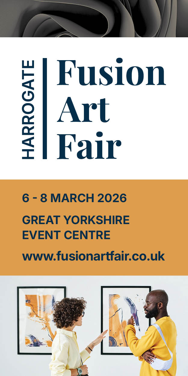 HS26 – Portrait Banner Information about the Fusion Art Fair in Harrogate