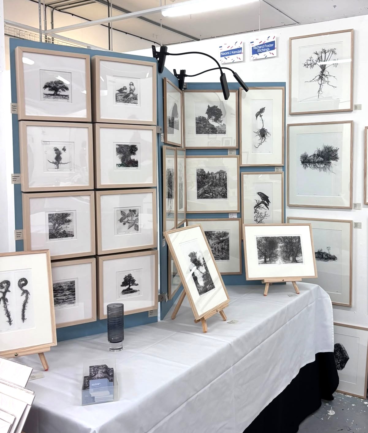 A display of Richard Foster's work.