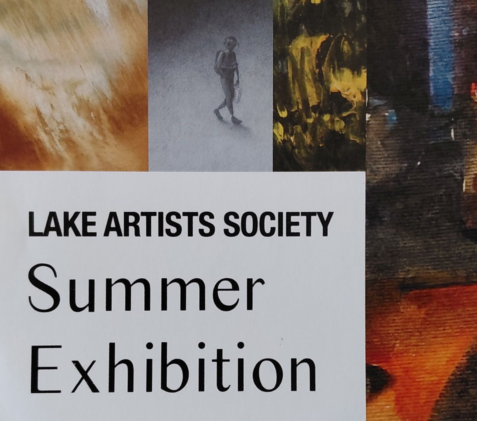 Advert for Lake Artists Society Summer Exhibition